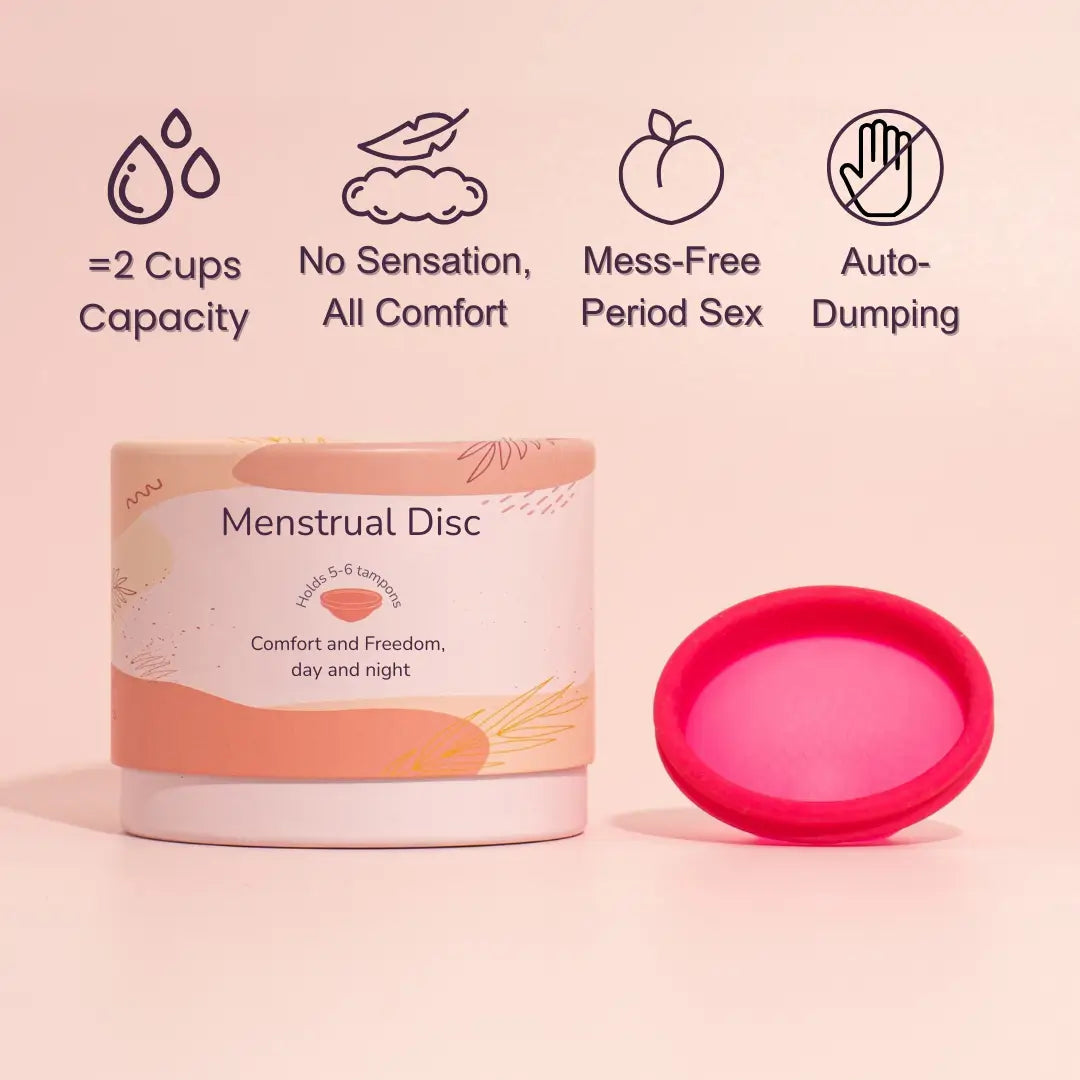 Menstruationsscheibe - 1 kaufen + 1 gratis