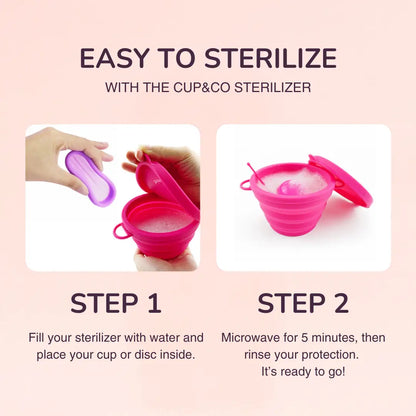 Menstrual cup Sterilizer microwave