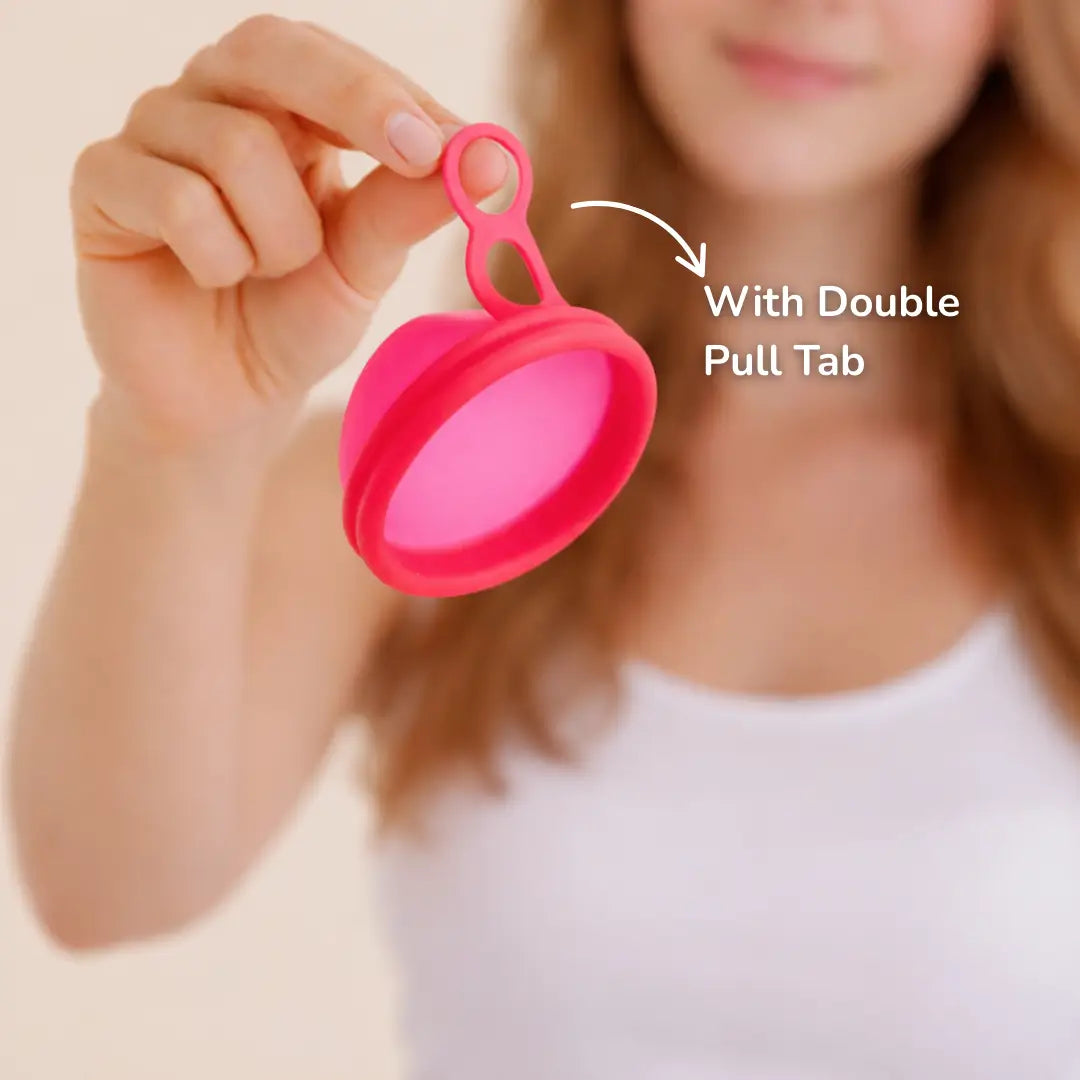 Menstrual Disc with pull-tab