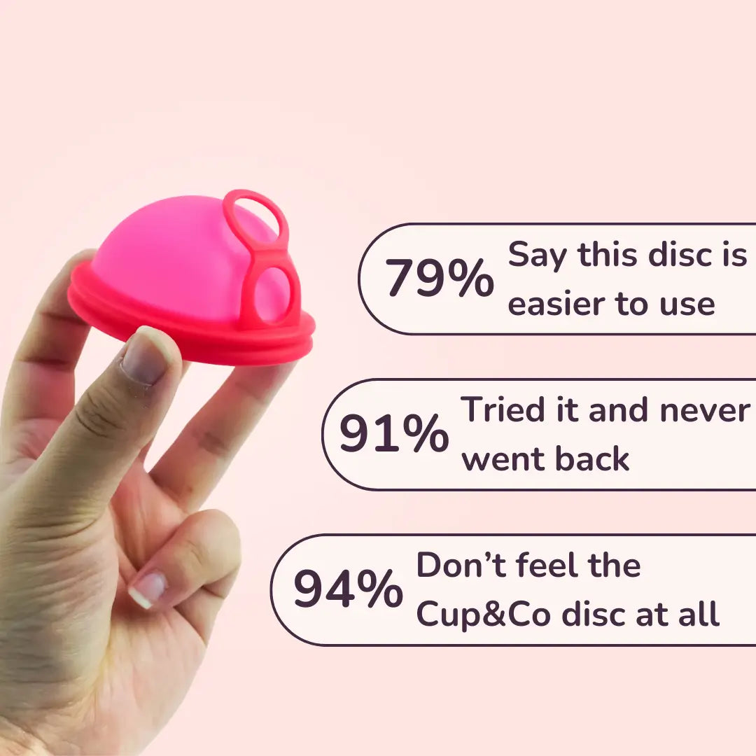Menstrual Disc with pull-tab